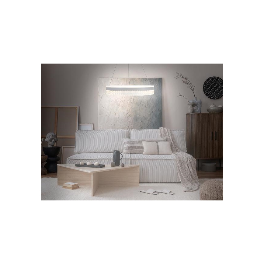 LED Dimmerabile cristallo lampadario su filo LED/80W/230V 3000-6500K bianco + telecomando
