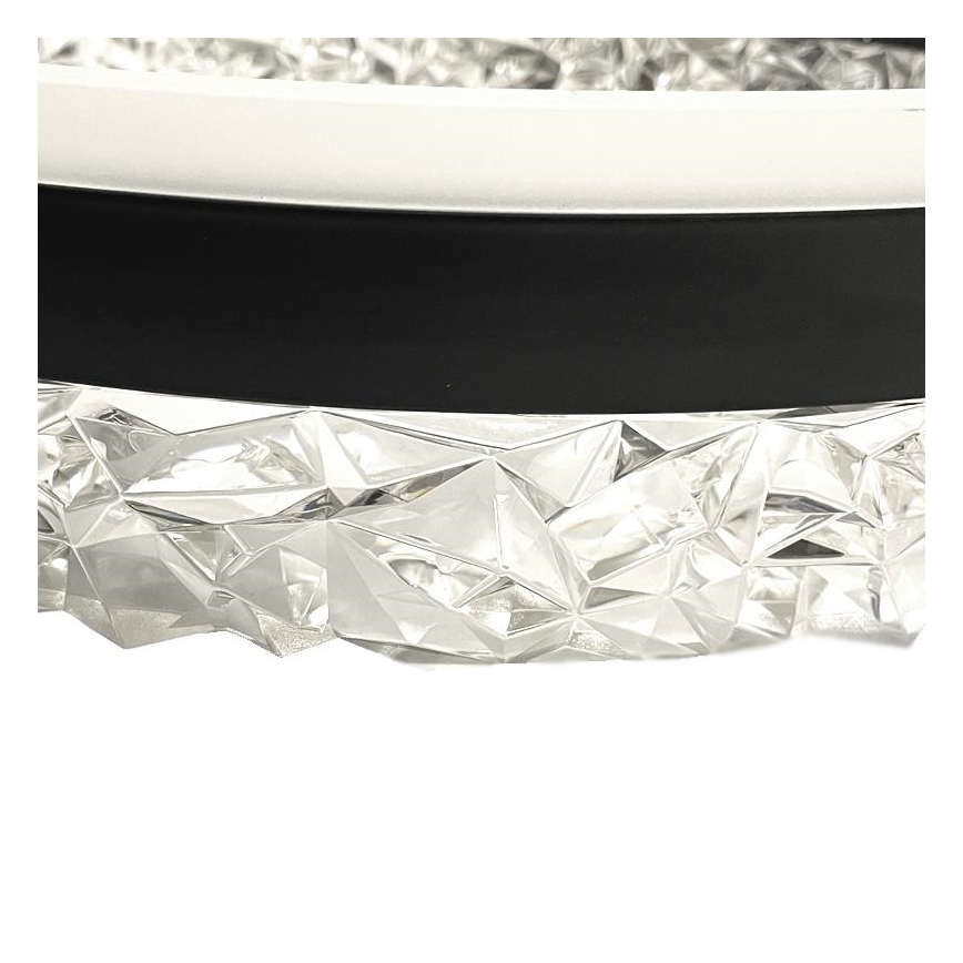 Lampadario a sospensione con filo LED dimmerabile LED/80W/230V 3000-6500K nero + telecomando