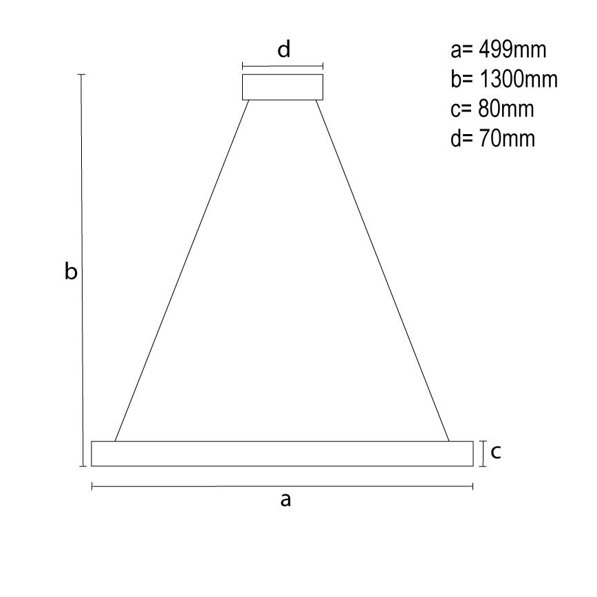 LED Dimmerabile cristallo lampadario su filo LED/80W/230V 3000-6500K nero + telecomando