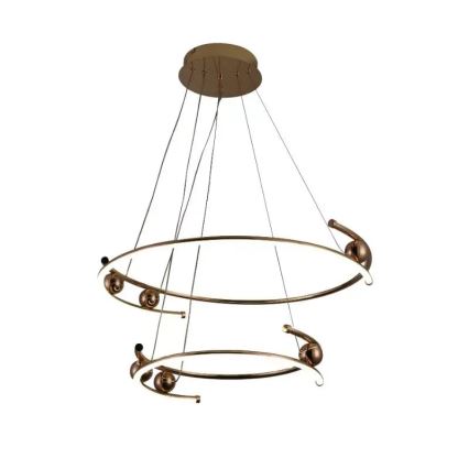 Lampadario a sospensione con filo LED dimmerabile LED/80W/230V 3000-6500K diametro 60 cm + telecomando