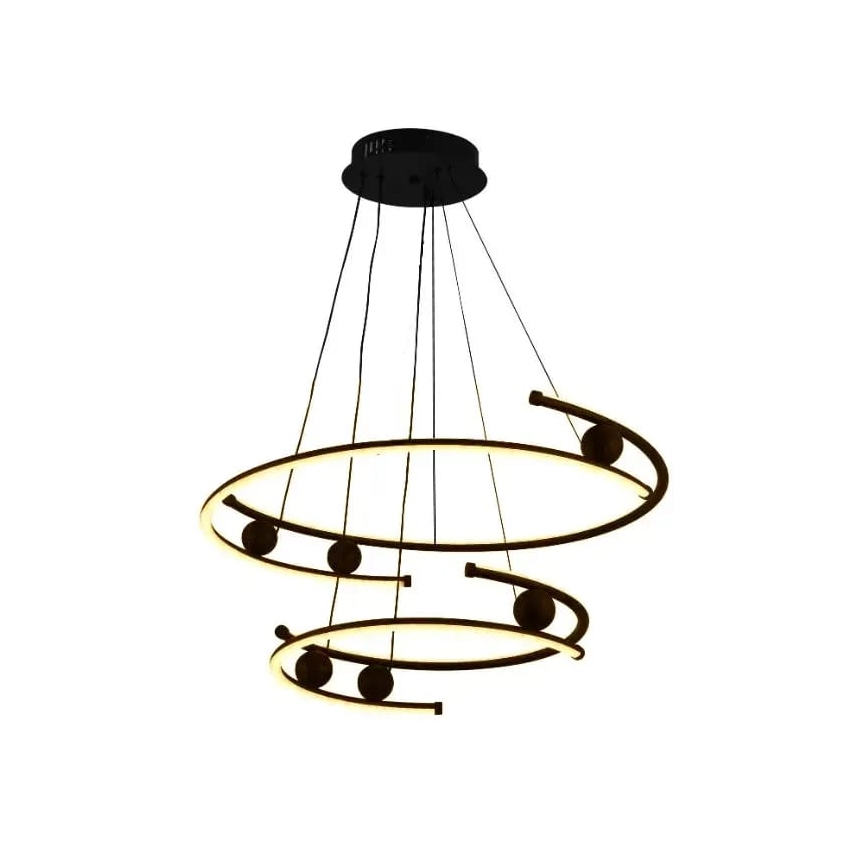 Lampadario a sospensione con filo LED dimmerabile LED/80W/230V 3000-6500K + telecomando