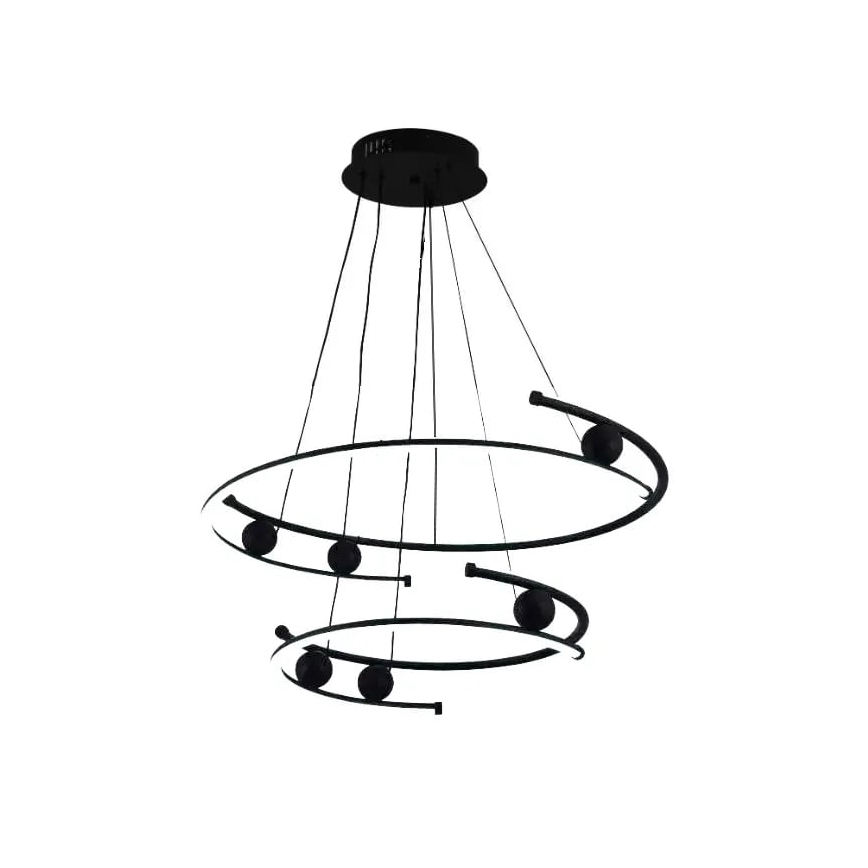 Lampadario a sospensione con filo LED dimmerabile LED/80W/230V 3000-6500K + telecomando