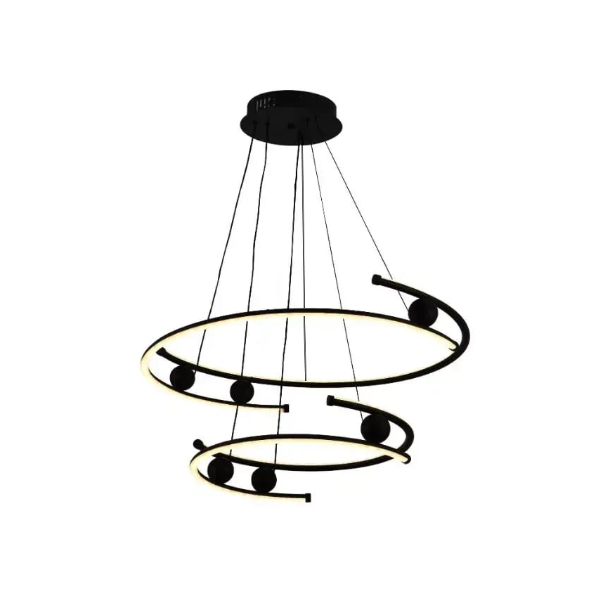 Lampadario a sospensione con filo LED dimmerabile LED/80W/230V 3000-6500K + telecomando