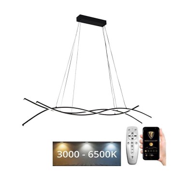 Lampadario a sospensione con filo LED dimmerabile LED/80W/230V 3000-6500K + telecomando