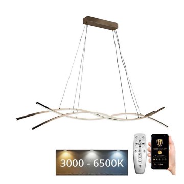 Lampadario a sospensione con filo LED dimmerabile LED/80W/230V 3000-6500K + telecomando