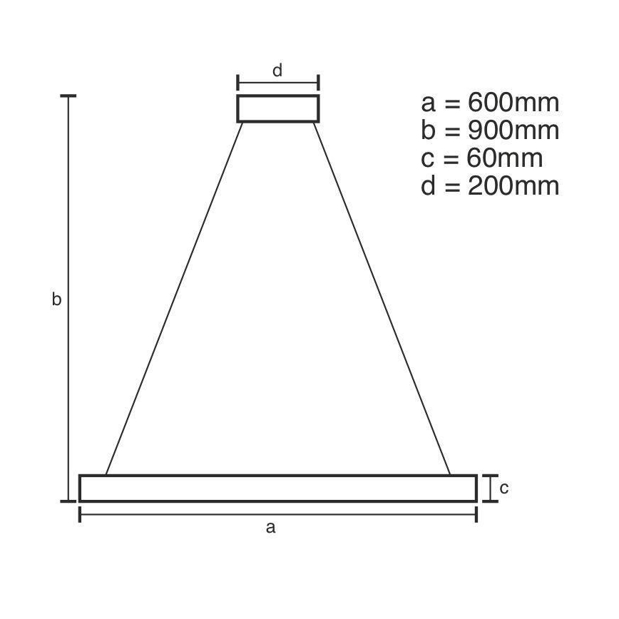 Lampadario a sospensione con filo LED dimmerabile LED/85W/230V 3000-6500K diametro 60 cm + telecomando