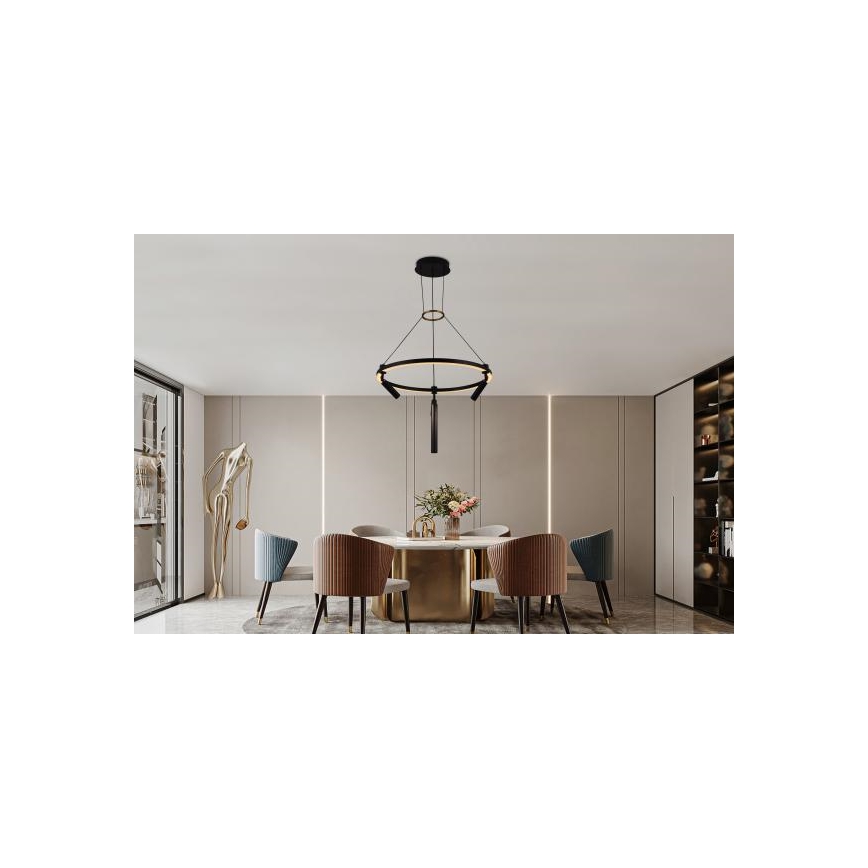 Lampadario a sospensione con filo LED dimmerabile LED/85W/230V 3000-6500K + telecomando