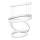 Lampadario a sospensione con filo LED dimmerabile LED/86W/230V 3000K bianco