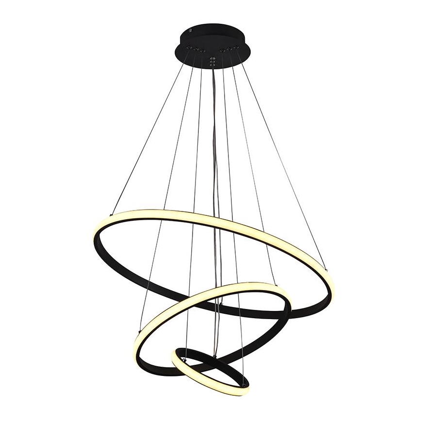 Lampadario a sospensione con filo LED dimmerabile LED/90W/230V 3000-6500K diametro 60 cm + telecomando