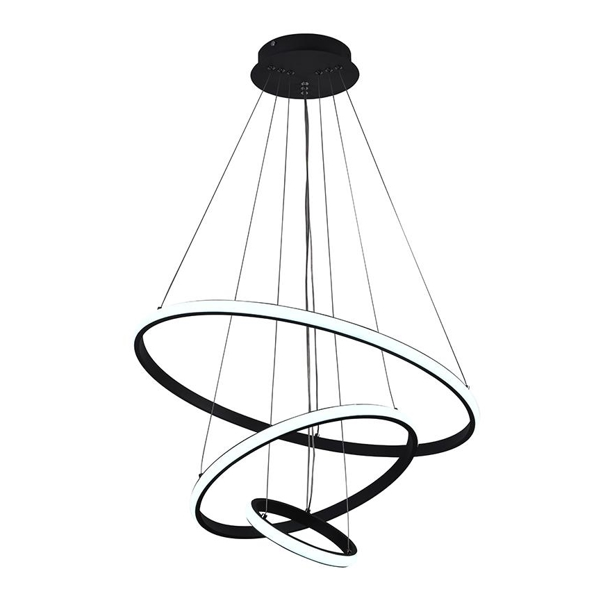 Lampadario a sospensione con filo LED dimmerabile LED/90W/230V 3000-6500K diametro 60 cm + telecomando