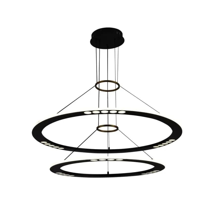 Lampadario a sospensione con filo LED dimmerabile LED/90W/230V 3000-6500K + telecomando