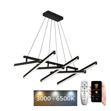 Lampadario a sospensione con filo LED dimmerabile LED/90W/230V 3000-6500K + telecomando