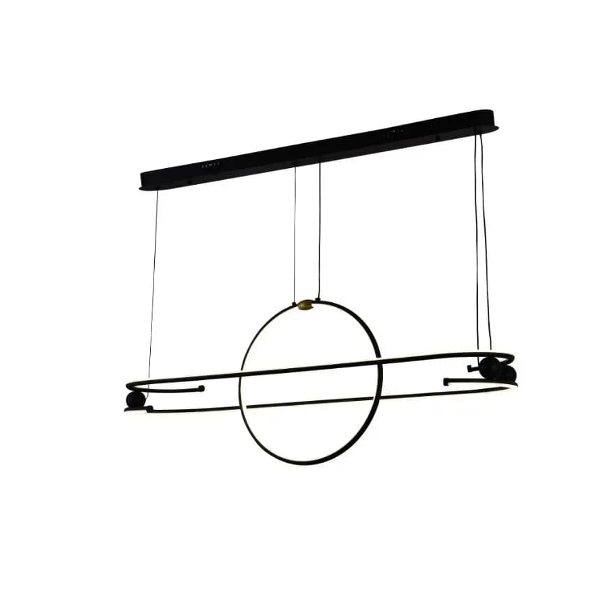 Lampadario a sospensione con filo LED dimmerabile LED/95W/230V 3000-6500K + telecomando