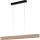 Lampadario a sospensione con filo LED dimmerabile LEON 3xLED/18W/230V quercia