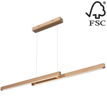 Lampadario a sospensione con filo LED dimmerabile SMAL 2xLED/22,5W/230V - certificato FSC