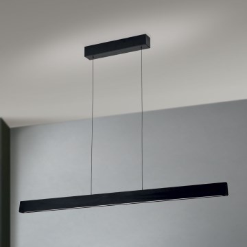 Lampadario a sospensione con filo LED dimmerabile TARA LED/44W/230V 2700/3800/4500/5700K nero