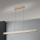Lampadario a sospensione con filo LED dimmerabile TARA LED/44W/230V 2700/3800/4500/5700K oro