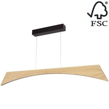 Lampadario a sospensione con filo LED dimmerabile ZIAD LED/14W/230V quercia – FSC certificato