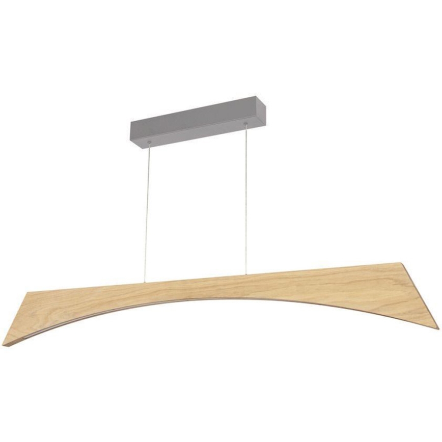 Lampadario a sospensione con filo LED dimmerabile ZIAD LED/14W/230V quercia