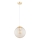 Lampadario a sospensione con filo LEILA 1xE27/15W/230V oro
