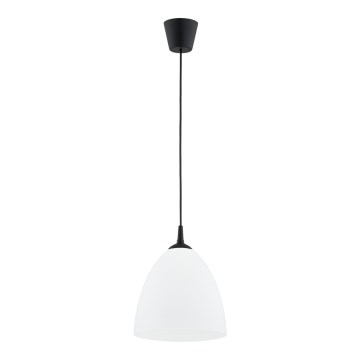 Lampadario a sospensione con filo LERA 1xE27/15W/230V nero