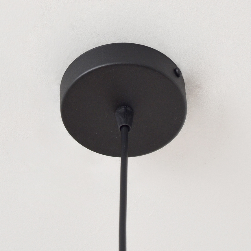 Lampadario a sospensione con filo LILI 1xE27/15W/230V nero/grigio