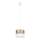 Lampadario a sospensione con filo LIMA 1xE27/60W/230V oro/bianco