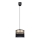 Lampadario a sospensione con filo LIMA 1xE27/60W/230V oro/nero