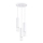 Lampadario a sospensione con filo LIRO 3xGU10/10W/230V bianco
