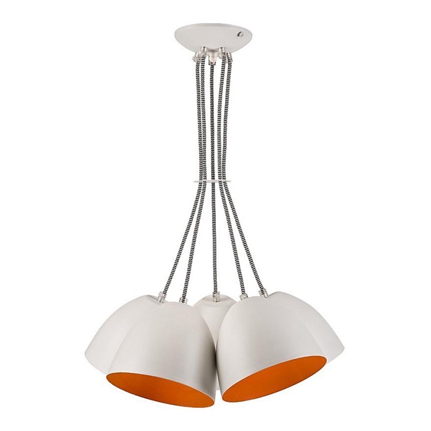 Sospensione 60w Filo Lampadario 5xe27 A Livia 230v Con PXZ8n0kNwO