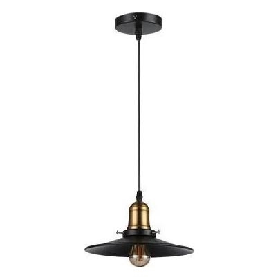 Lampadario a sospensione con filo LOFT 1xE27/60W/230V diametro 22 cm nero