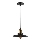 Lampadario a sospensione con filo LOFT 1xE27/60W/230V diametro 22 cm nero