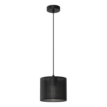 Lampadario a sospensione con filo LOFT SHADE 1xE27/60W/230V diametro 18 cm nero