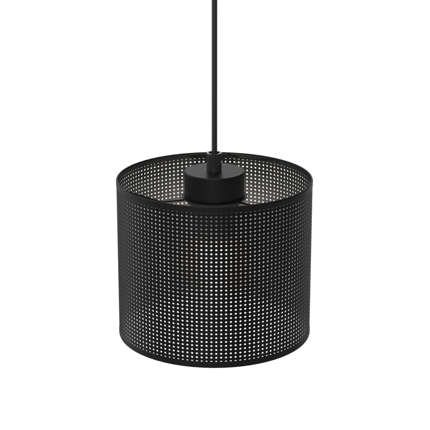 Lampadario a sospensione con filo LOFT SHADE 1xE27/60W/230V diametro 18 cm nero