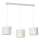 Lampadario a sospensione con filo LOFT SHADE 3xE27/60W/230V bianco/oro