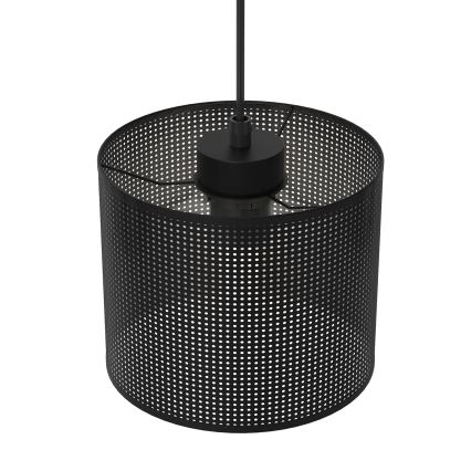 Lampadario a sospensione con filo LOFT SHADE 3xE27/60W/230V nero
