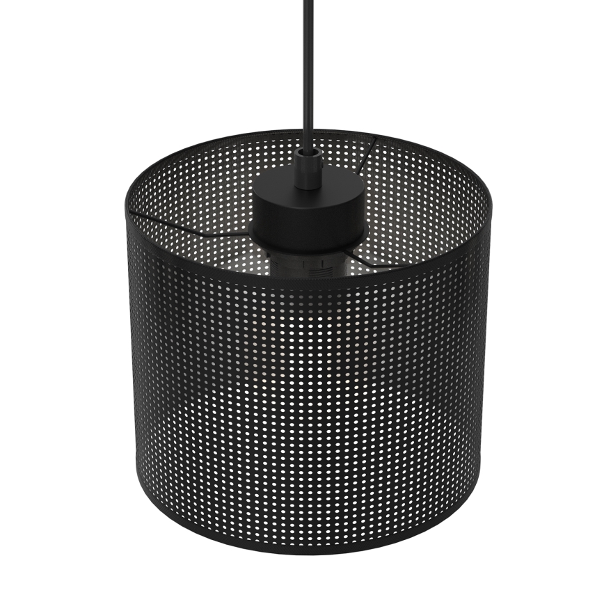 Lampadario a sospensione con filo LOFT SHADE 3xE27/60W/230V nero