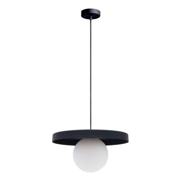 Lampadario a sospensione con filo LOME 1xE27/60W/230V nero