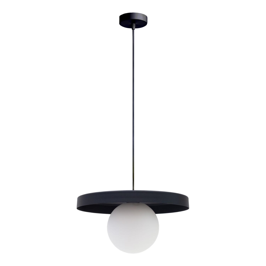 Lampadario a sospensione con filo LOME 1xE27/60W/230V nero
