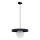 Lampadario a sospensione con filo LOME 1xE27/60W/230V nero