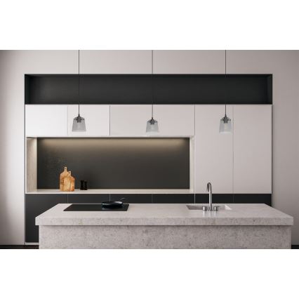 Lampadario a sospensione con filo LUCEA 1xE27/15W/230V