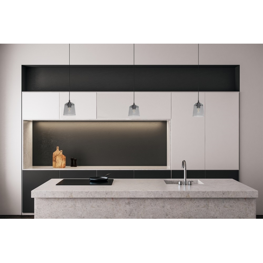 Lampadario a sospensione con filo LUCEA 1xE27/15W/230V