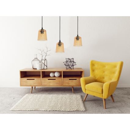 Lampadario a sospensione con filo LUCEA 1xE27/15W/230V