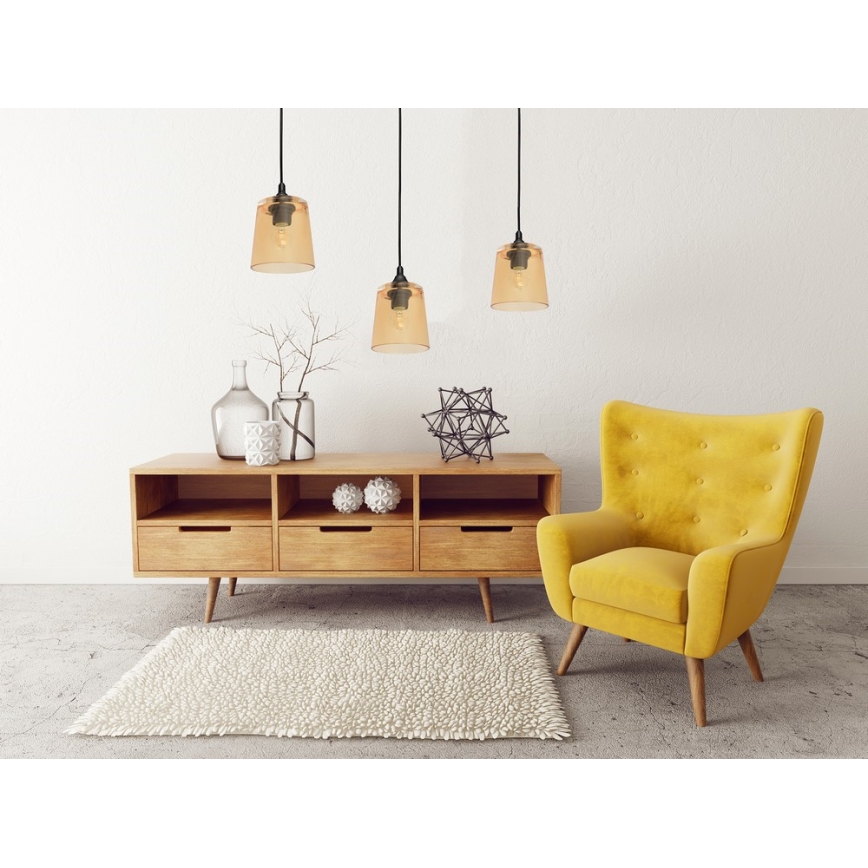 Lampadario a sospensione con filo LUCEA 1xE27/15W/230V