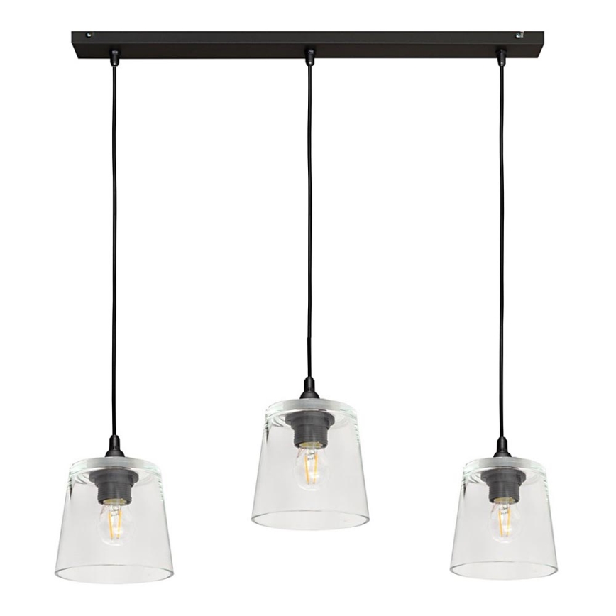 Lampadario a sospensione con filo LUCEA 3xE27/15W/230V