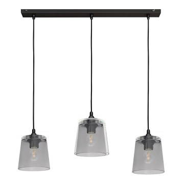 Lampadario a sospensione con filo LUCEA 3xE27/15W/230V