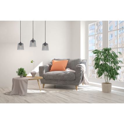 Lampadario a sospensione con filo LUCEA 3xE27/15W/230V