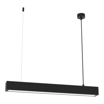 Lampadario a sospensione con filo LUNGO T8 1xG13/9W/230V nero