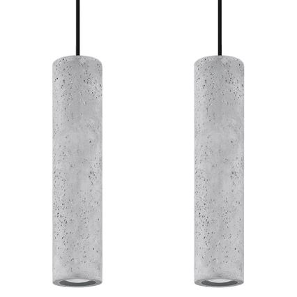 Lampadario a sospensione con filo LUVO 2xGU10/40W/230V