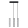 Lampadario a sospensione con filo LUVO 3xGU10/40W/230V